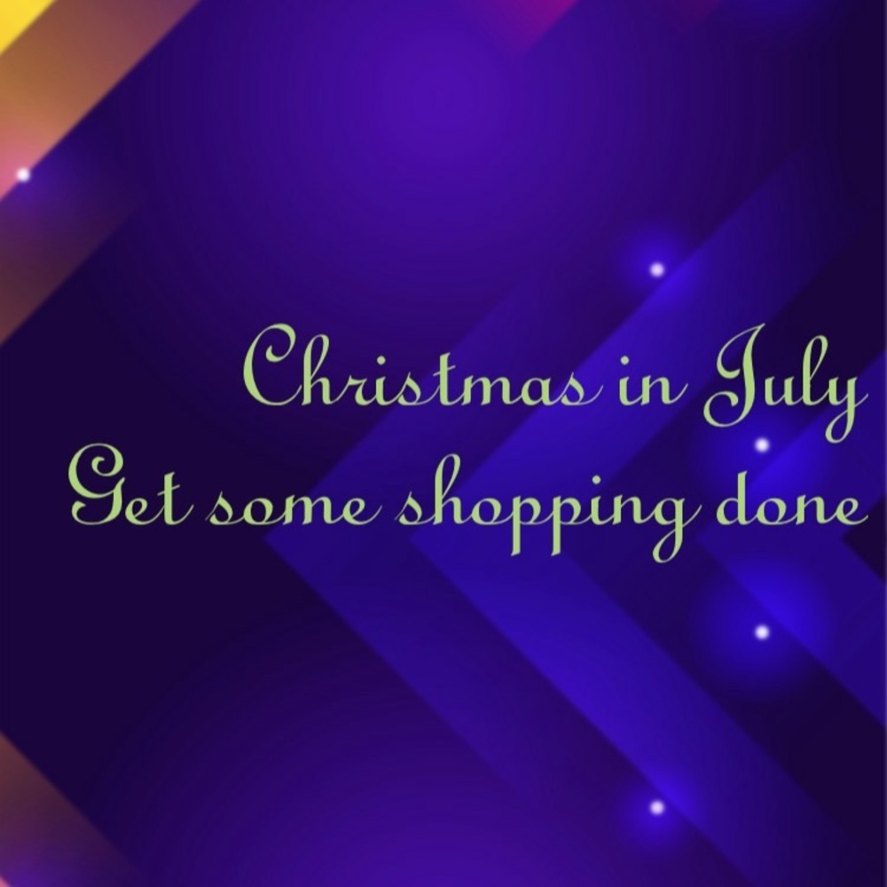 Dxxx Christmas in July event sales going on now xxxxx
